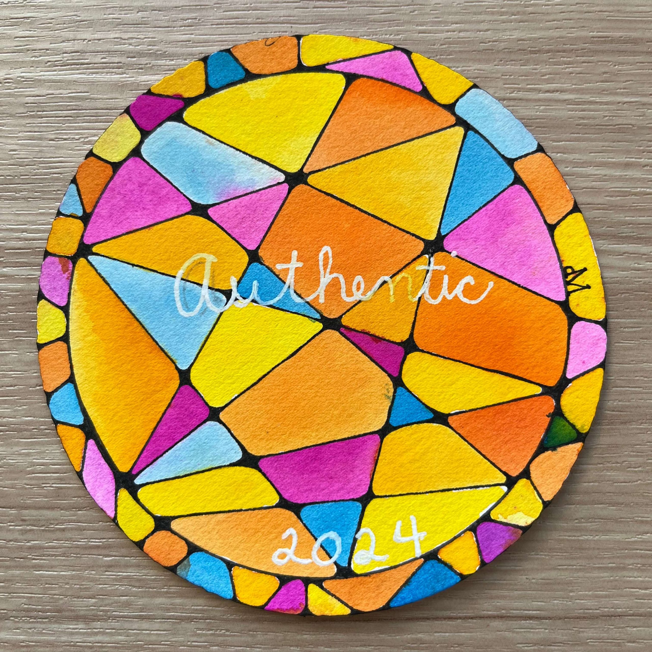 Online Zentangle Class: Word of The Year ZIA