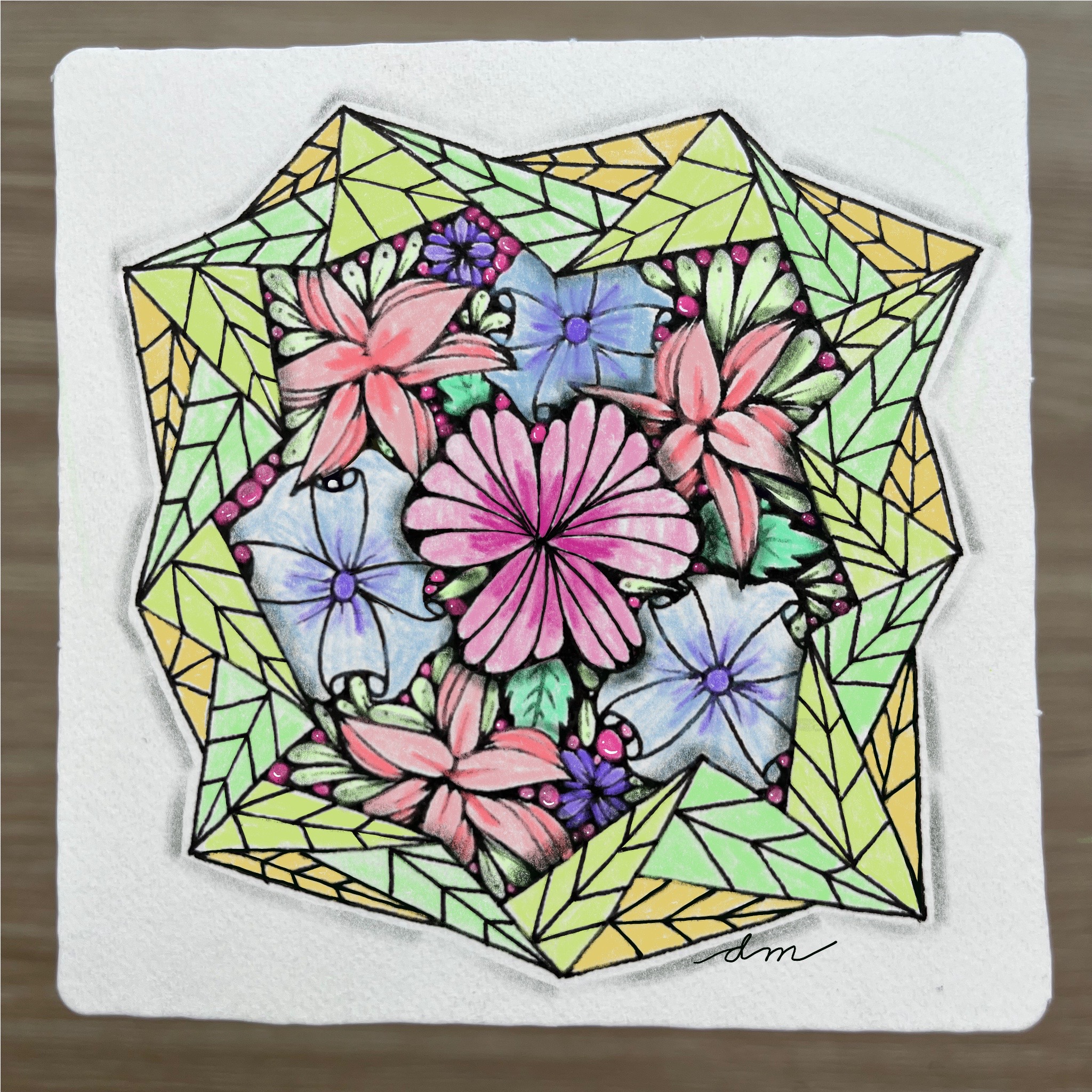 Online Zentangle Class: SpringING