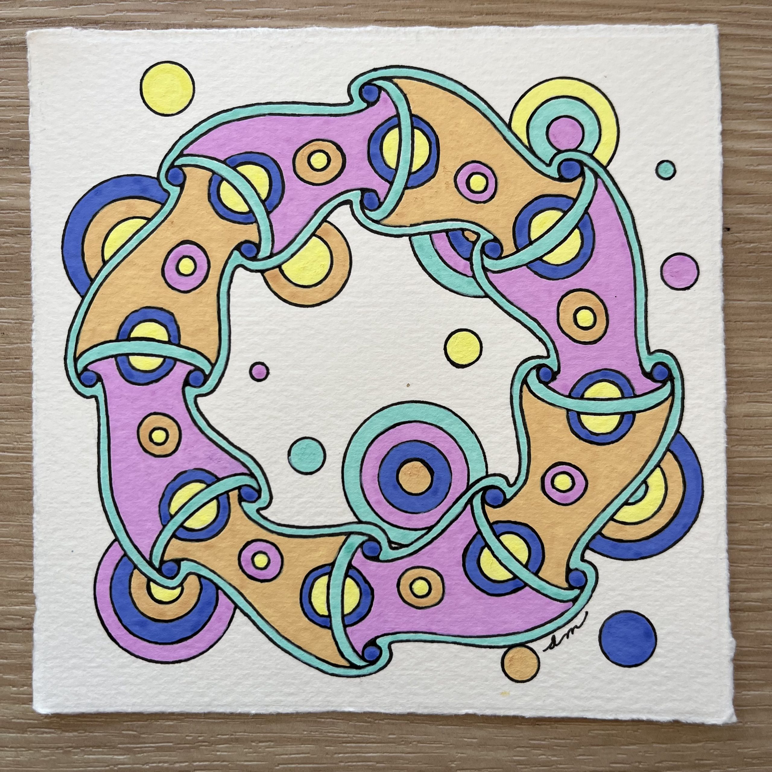 Online Zentangle Class: Puppy Hug