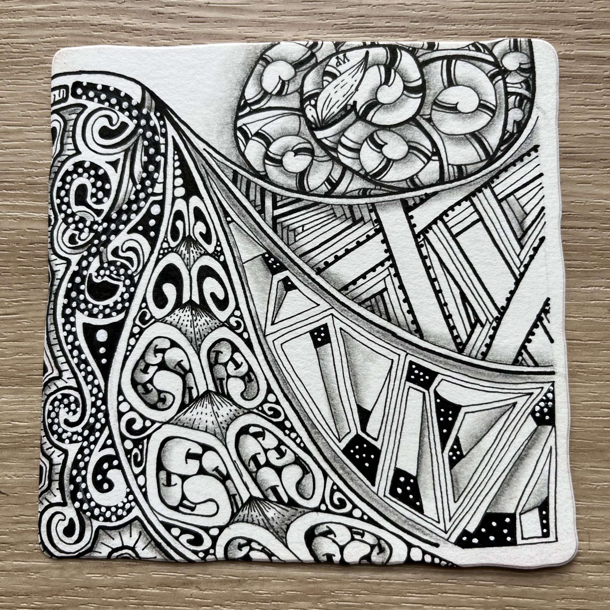 Live Zentangle Class Series (Evening): Tangles in Tangles
