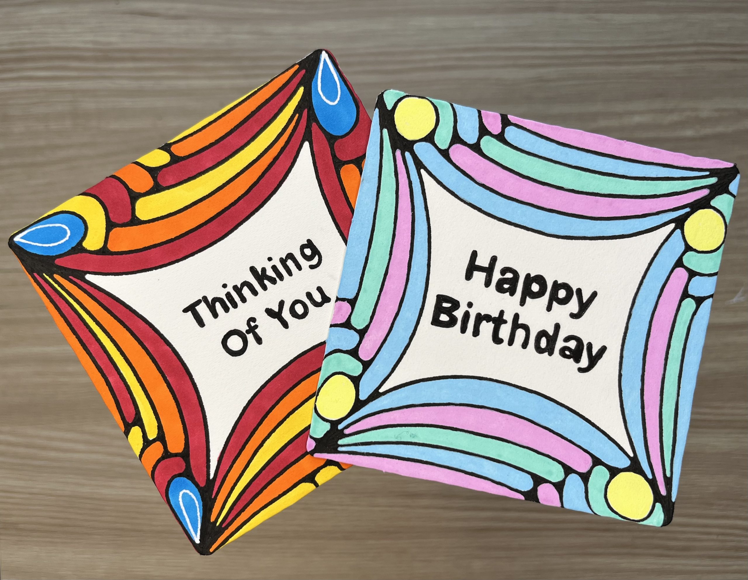 Online Zentangle Class: Greetings ZIA