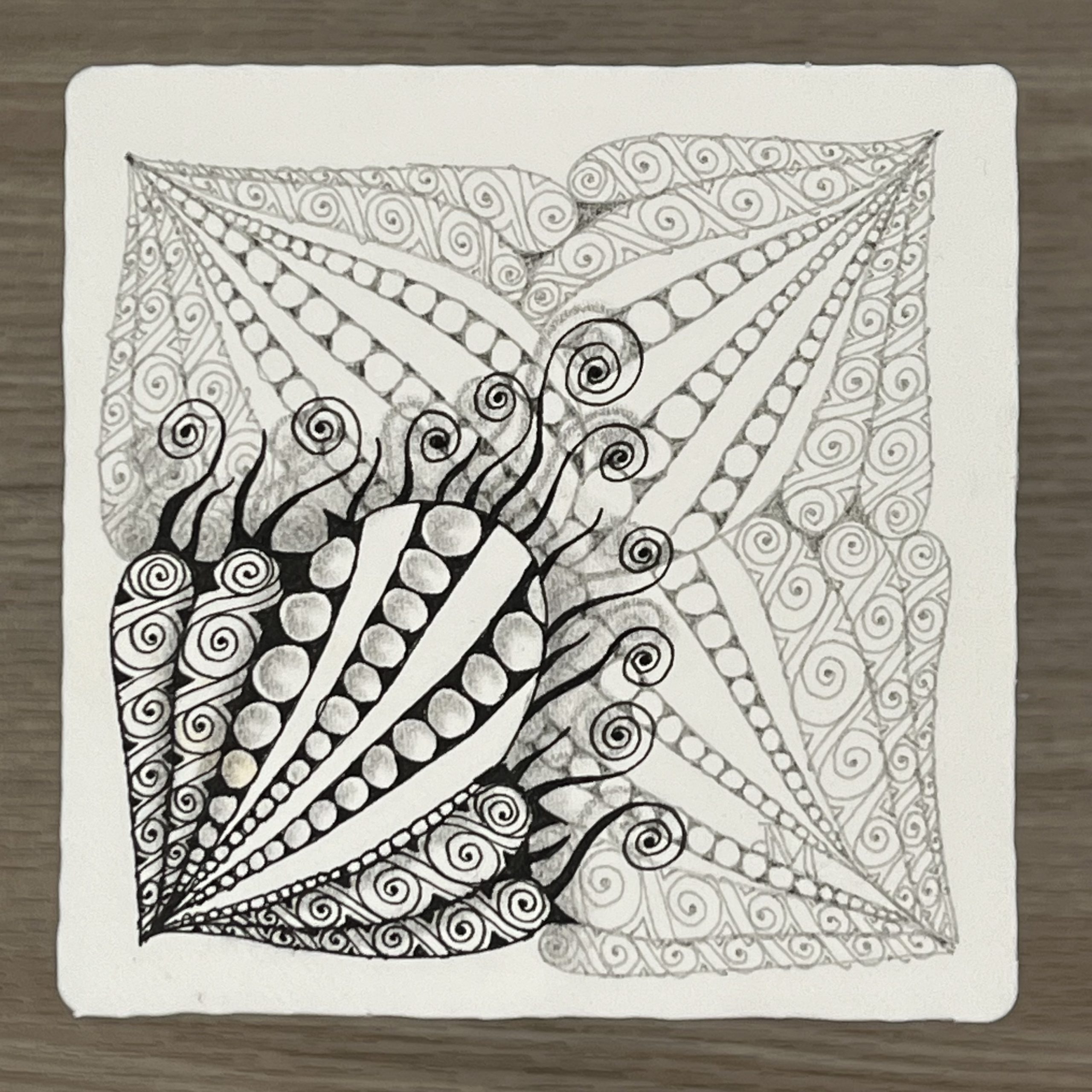Online Zentangle Class: New Tangle: Idoz
