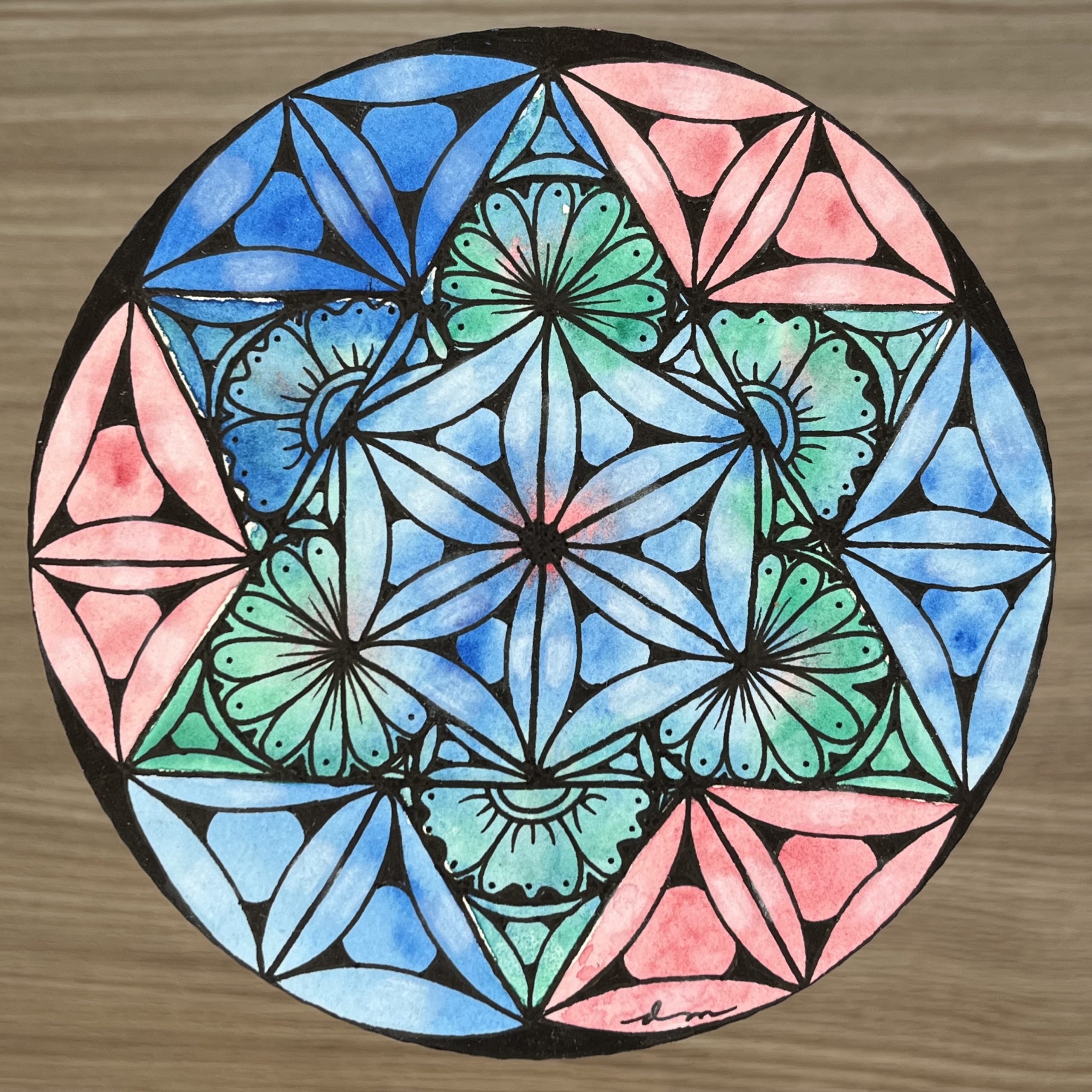 Live Zentangle Class (Evening): Stained Glass ZIA