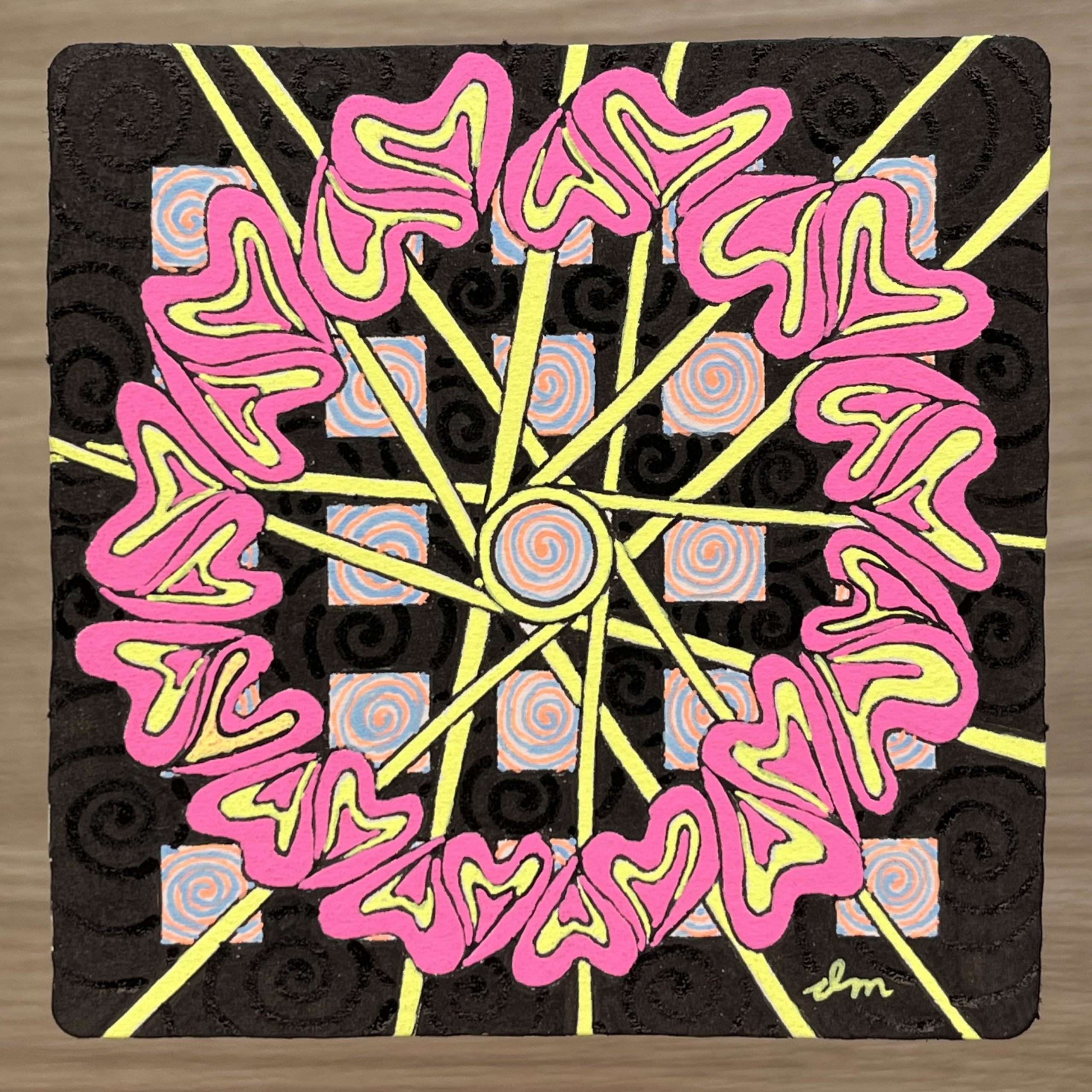 Online Zentangle Class: Gel Pen Spirals