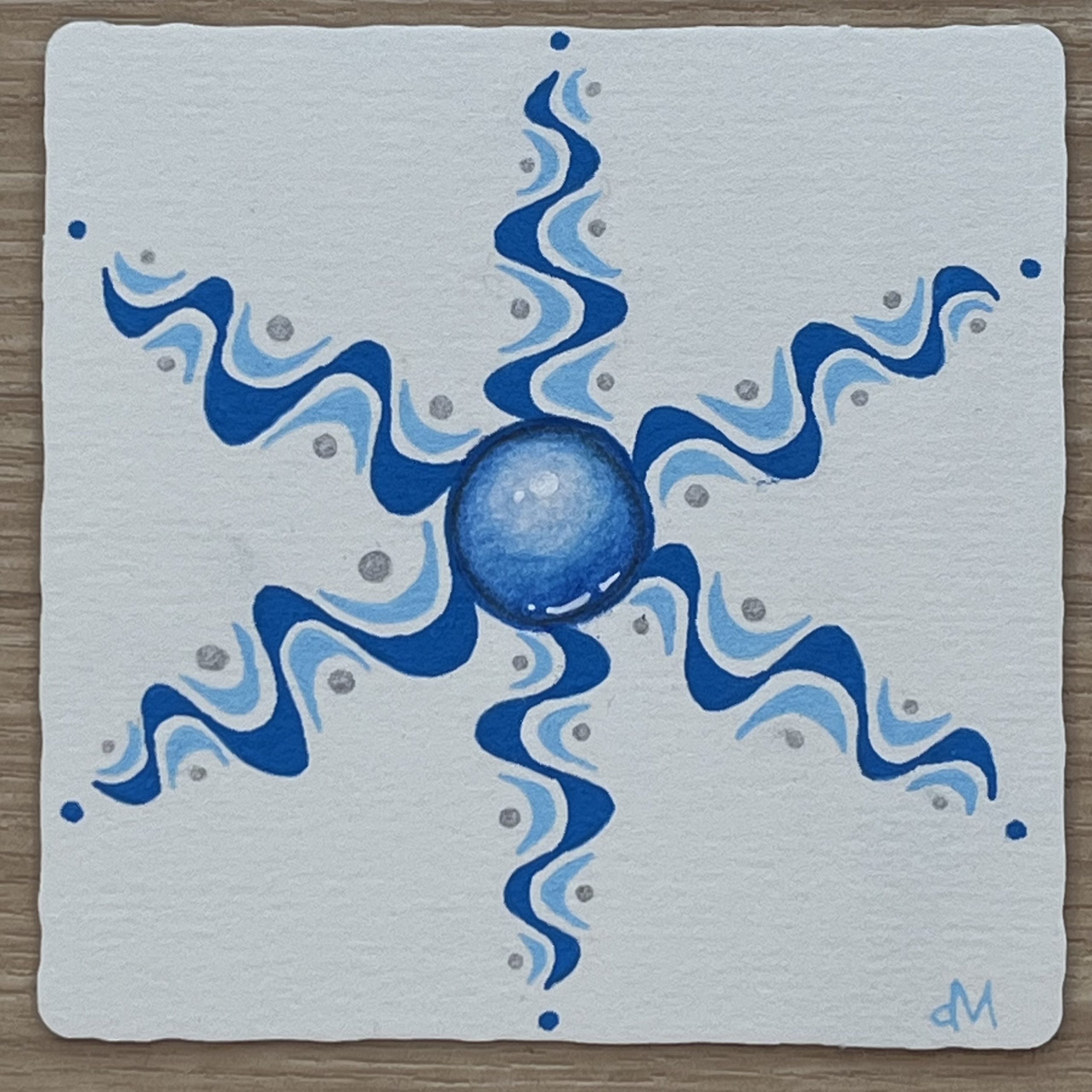 Online Zentangle Class: Snowflake ZIA