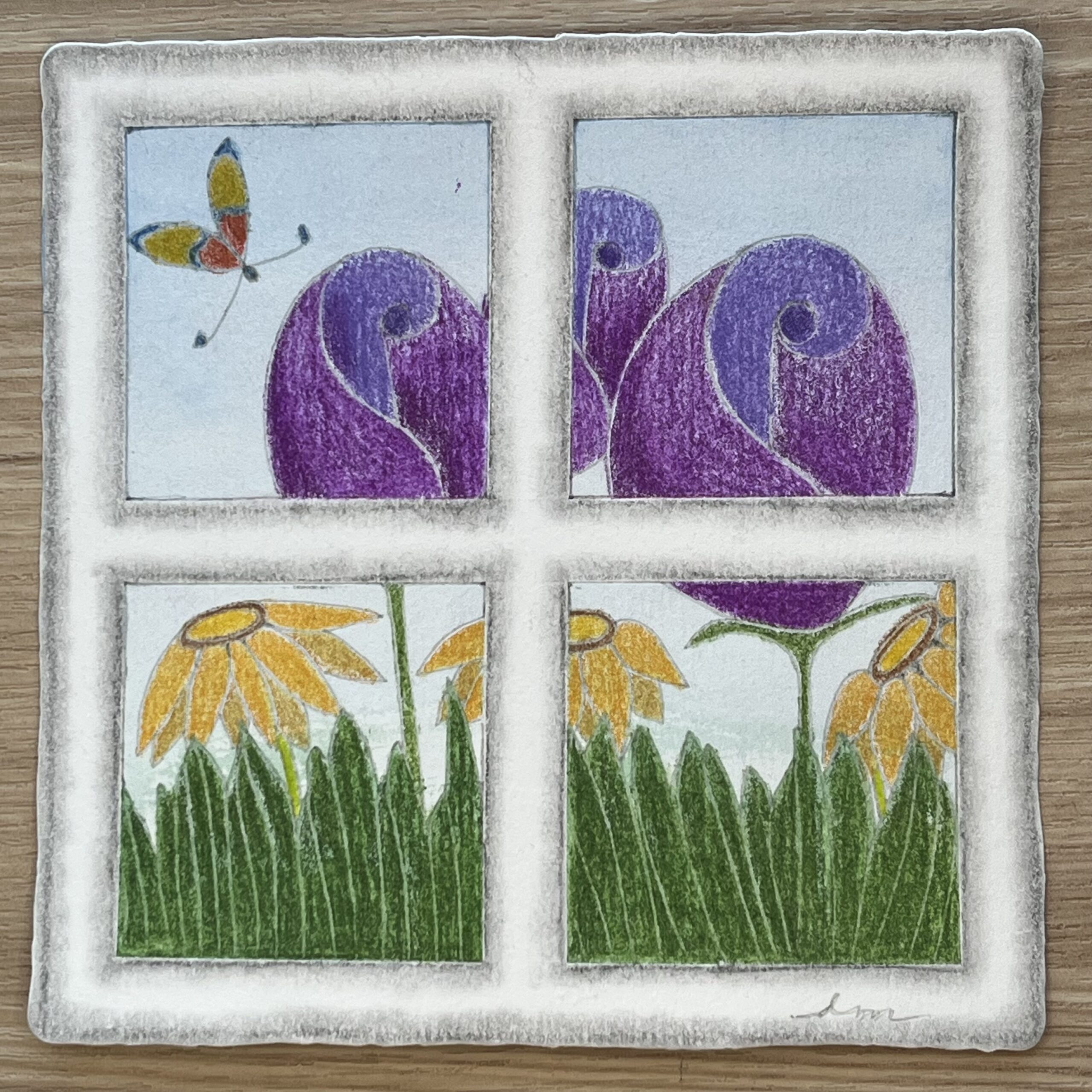Live Zentangle Class (Evening): Window Into Spring