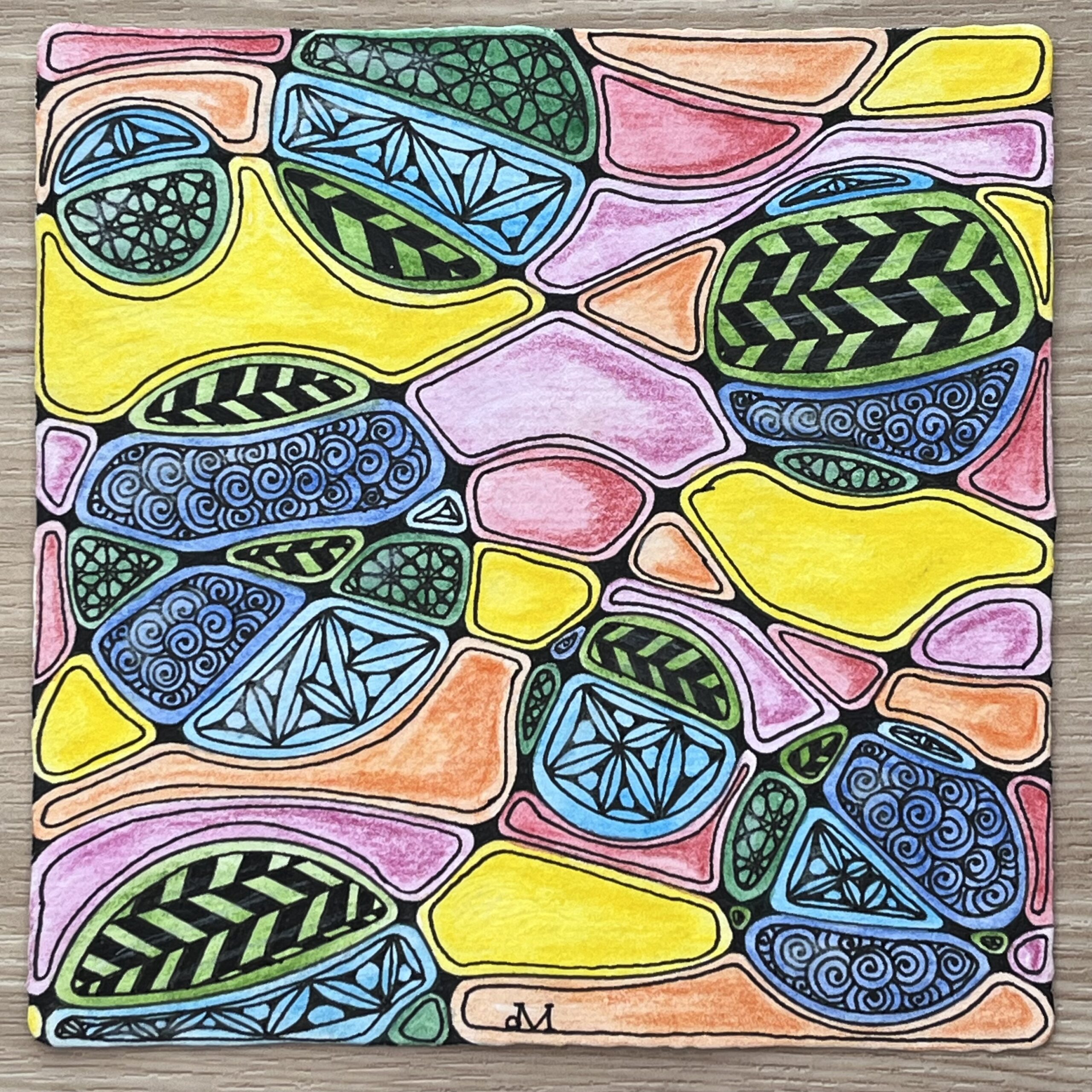 Live Zentangle Class (Afternoon): Neurographic Art-Inspired Zentangle Class