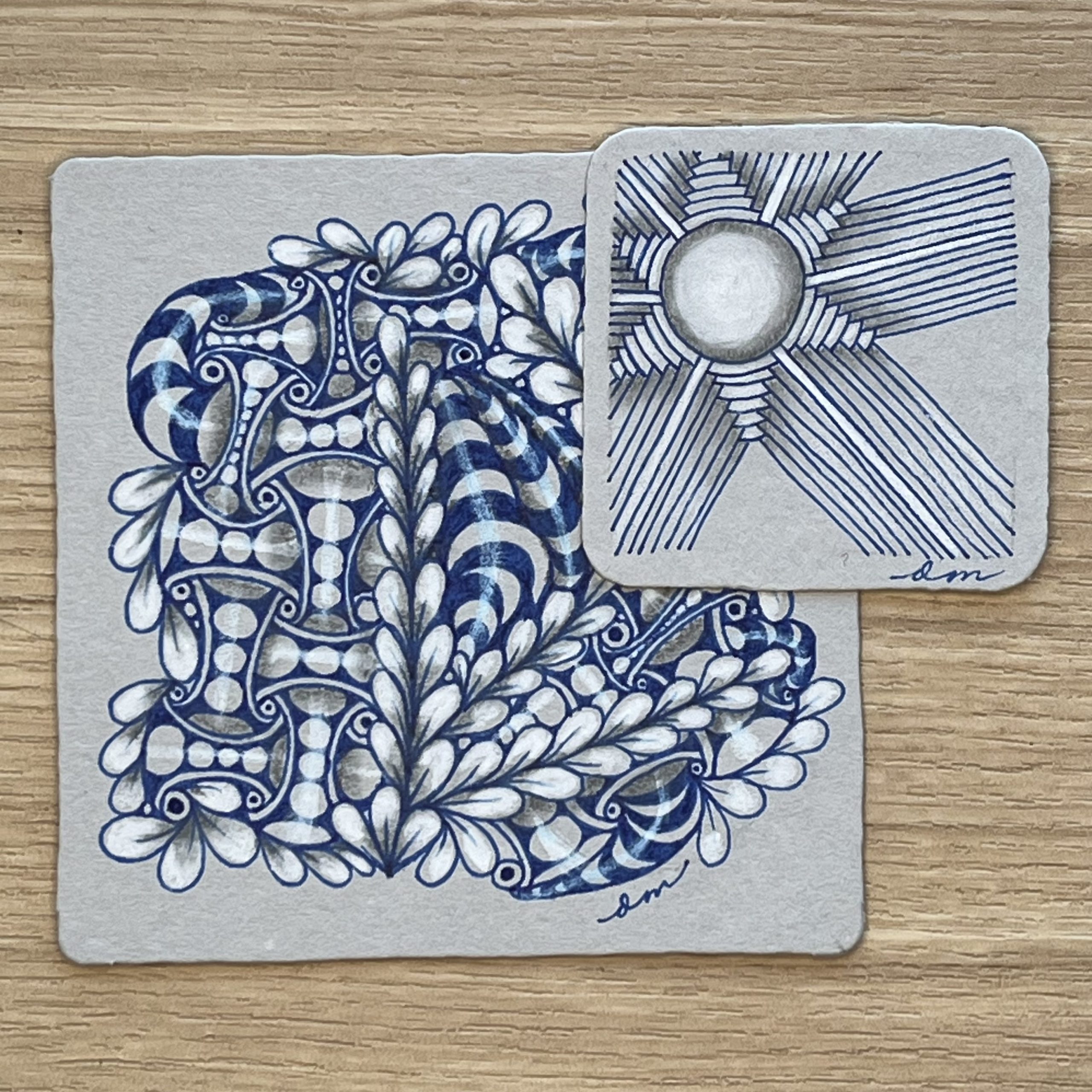 Live Zentangle Class (Afternoon): Introduction to Grey Tiles