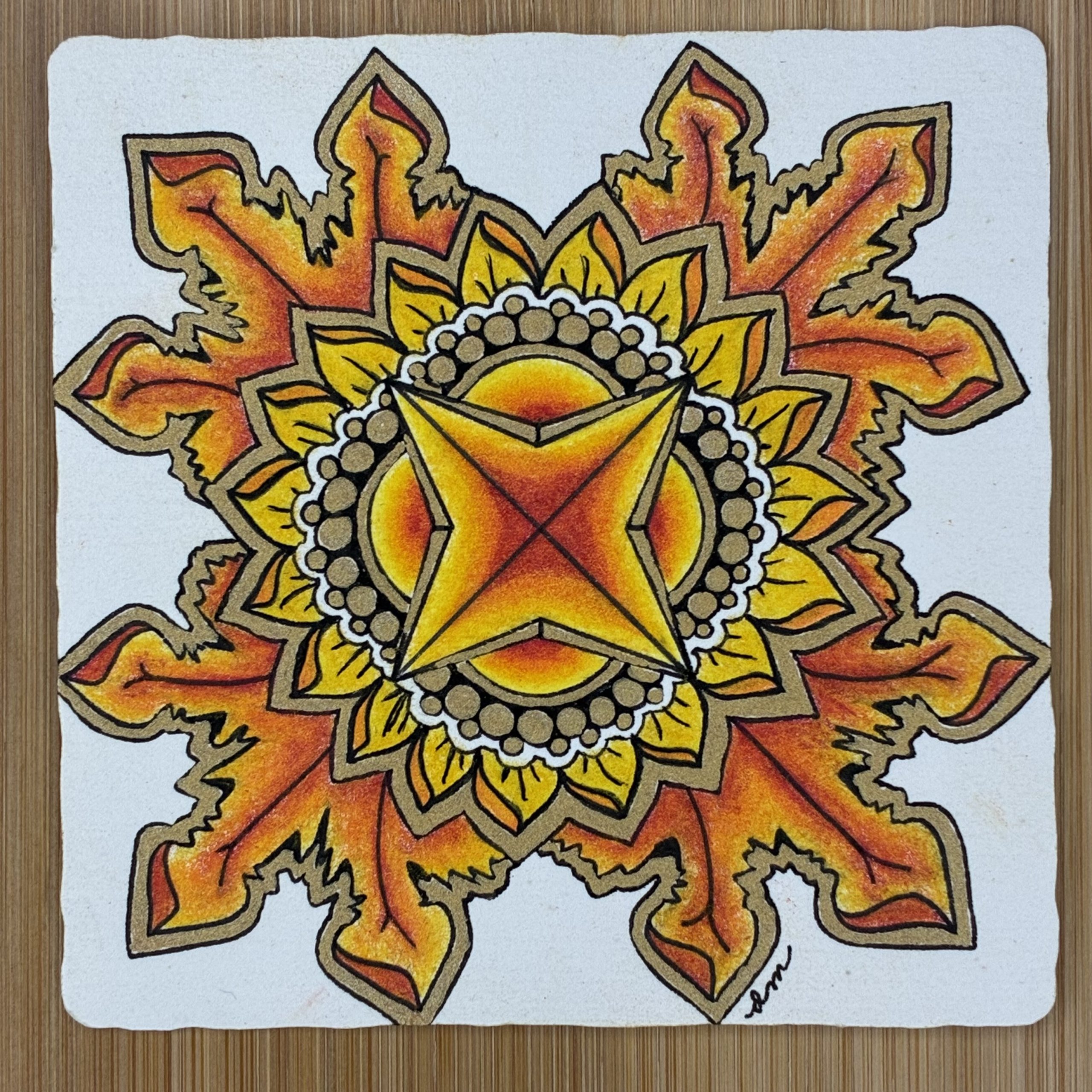 Live Zentangle Class (Evening): Fall Colors
